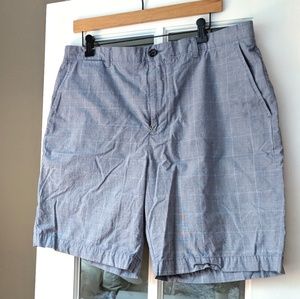 Johnston and Murphy Blue Plaid Shorts Size 36